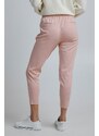 ICHI Hlače z naborki 'IHKate' roza