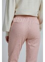 ICHI Hlače z naborki 'IHKate' roza