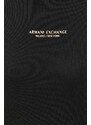 Obleka Armani Exchange črna barva
