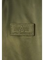 Bomber jakna Alpha Industries MA-1 D-Tec 183110 moška, zelena barva