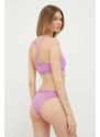 Nedrček in brazilke Emporio Armani Underwear vijolična barva
