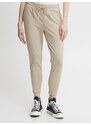 ICHI Hlače z naborki 'ICHKate' svetlo bež