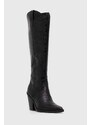 Usnjeni elegantni škornji Aldo Nevada ženski, črna barva, 13472512.Nevada