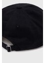 Bombažna bejzbolska kapa adidas Originals črna barva