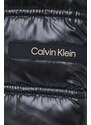 Jakna Calvin Klein ženska, črna barva