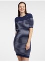 Orsay Dark Blue Women Striped Sweater Dress - Women