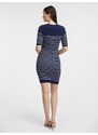 Orsay Dark Blue Women Striped Sweater Dress - Women