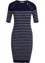 Orsay Dark Blue Women Striped Sweater Dress - Women
