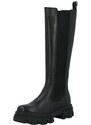 Usnjeni elegantni škornji Bianco BIAGINNY ženski, črna barva, 11300025