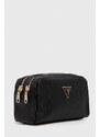 Kozmetična torbica Guess črna barva