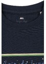 Otroška bombažna majica z dolgimi rokavi Konges Sløjd mornarsko modra barva