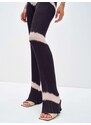 ABOUT YOU x Toni Garrn Hlače 'Rebecca' rosé / črna