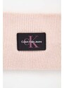 Volnen pas Calvin Klein Jeans roza barva