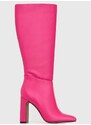 Elegantni škornji Steve Madden Ambrose ženski, roza barva, SM11002642