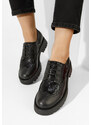 Zapatos Brogue čevlji Flexa V4 črna