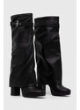 Elegantni škornji Steve Madden Mella ženski, črna barva, SM11002692