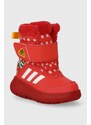 Otroški zimski škornji adidas Winterplay Minnie I rdeča barva