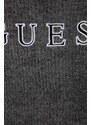 Otroški pulover s primesjo volne Guess siva barva