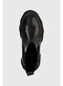 Usnjeni chelsea Barbour B.Intl Chicane ženski, črna barva, LFO0634BK11