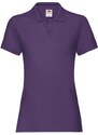 Purple Polo Fruit of the Loom