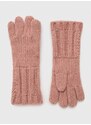 Otroške rokavice Pepe Jeans roza barva