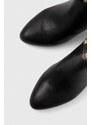 Usnjeni elegantni škornji Just Cavalli ženski, črna barva, 75RA3S61 ZP274 899