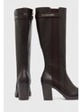 Elegantni škornji U.S. Polo Assn. JESSIE ženski, rjava barva, JESSIE001W/CY1