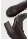 Elegantni škornji U.S. Polo Assn. JESSIE ženski, rjava barva, JESSIE001W/CY1