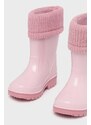 Otroški gumijasti škornji Mayoral roza barva