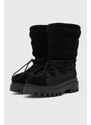Snežke Calvin Klein Jeans FLATFORM SNOW BOOT SHERPA WN črna barva, YW0YW01195