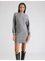 ABOUT YOU Pletena obleka 'Branka' pegasto siva
