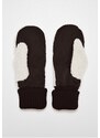 Urban Classics Basic Sherpa gloves black/white