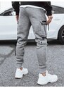 Dstreet Trendovske cargo sive jogger hlače