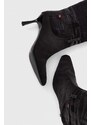 Elegantni škornji Miss Sixty ženski, črna barva