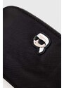 Kozmetična torbica Karl Lagerfeld črna barva