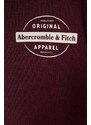 Otroški pulover Abercrombie & Fitch bordo barva