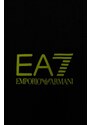 Otroški spodnji del trenirke EA7 Emporio Armani črna barva