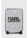 Kovček Karl Lagerfeld črna barva