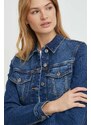 Jeans jakna United Colors of Benetton ženska, mornarsko modra barva