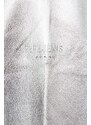 Usnjena bomber jakna Pepe Jeans ženska, srebrna barva