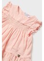 Bombažna majica za dojenčka Mayoral roza barva