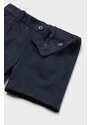 Kratke hlače za dojenčke iz lanene mešanice Mayoral mornarsko modra barva