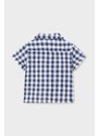 Bombažna srajca za dojenčka Mayoral mornarsko modra barva