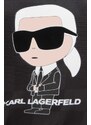 Otroška opasna torbica Karl Lagerfeld črna barva