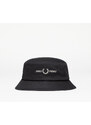 FRED PERRY Graphic Brand Twill Bucket Hat Black/ Warm Grey