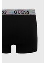 Boksarice Guess 3-pack moški, črna barva