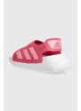 Otroški sandali adidas ALTASWIM 2.0 C roza barva