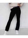 Superfashion Ženske elastične hlače na zvonec 52271