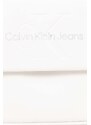 Torbica Calvin Klein Jeans bela barva