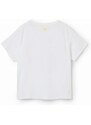 Otroška kratka majica Desigual bela barva